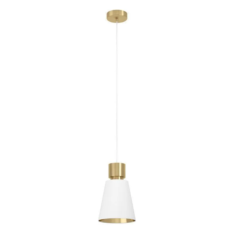 Ripplamp Eglo Aglientina messing/valge