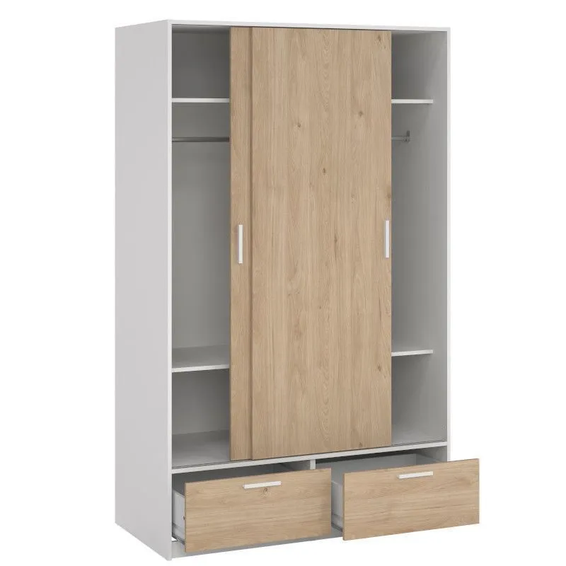 Riidekapp Line hickory/valge