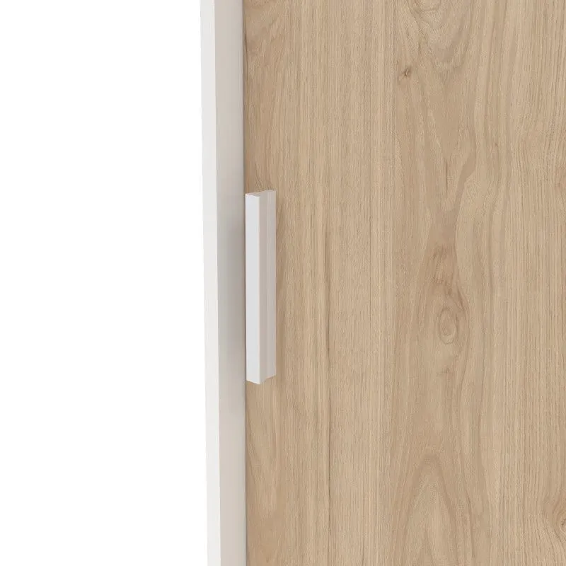 Riidekapp Line hickory/valge