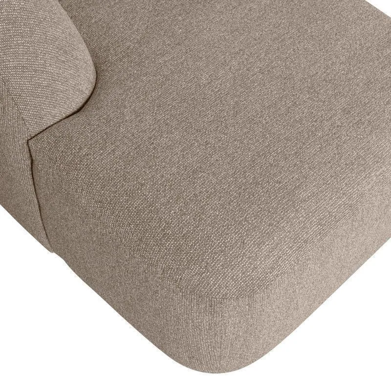 WOOOD U-kujuline diivan Sloping natural