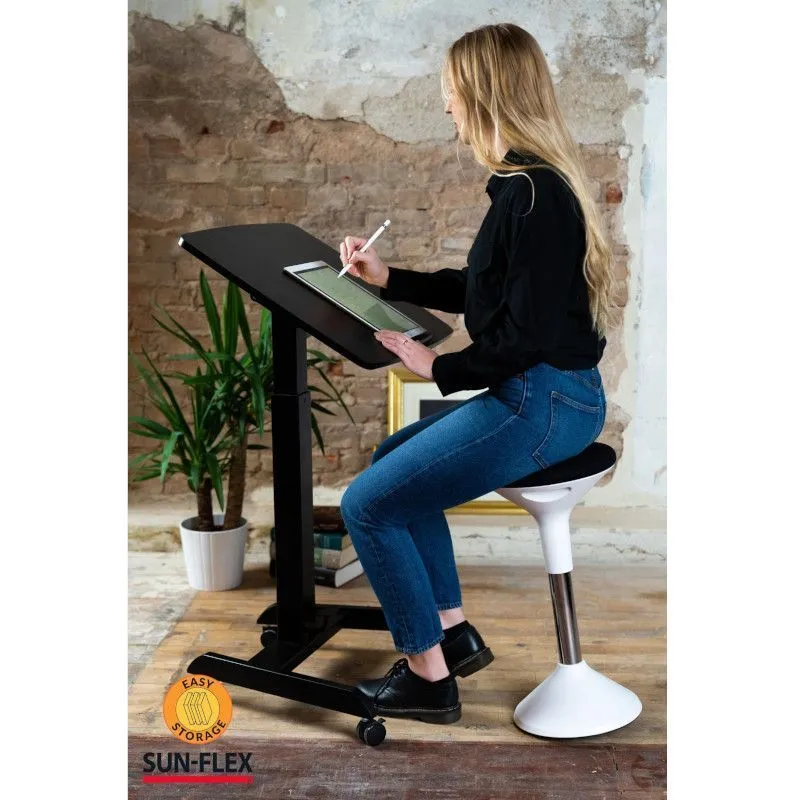 Reguleeritav arvutilaud Sun-Flex Pro 90° must