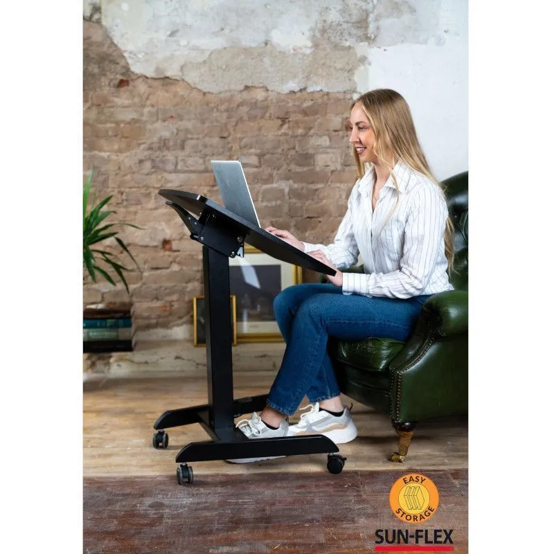 Reguleeritav arvutilaud Sun-Flex Pro 90° must