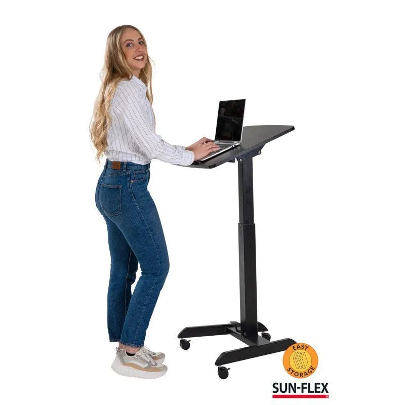 Reguleeritav arvutilaud Sun-Flex Pro 90° must