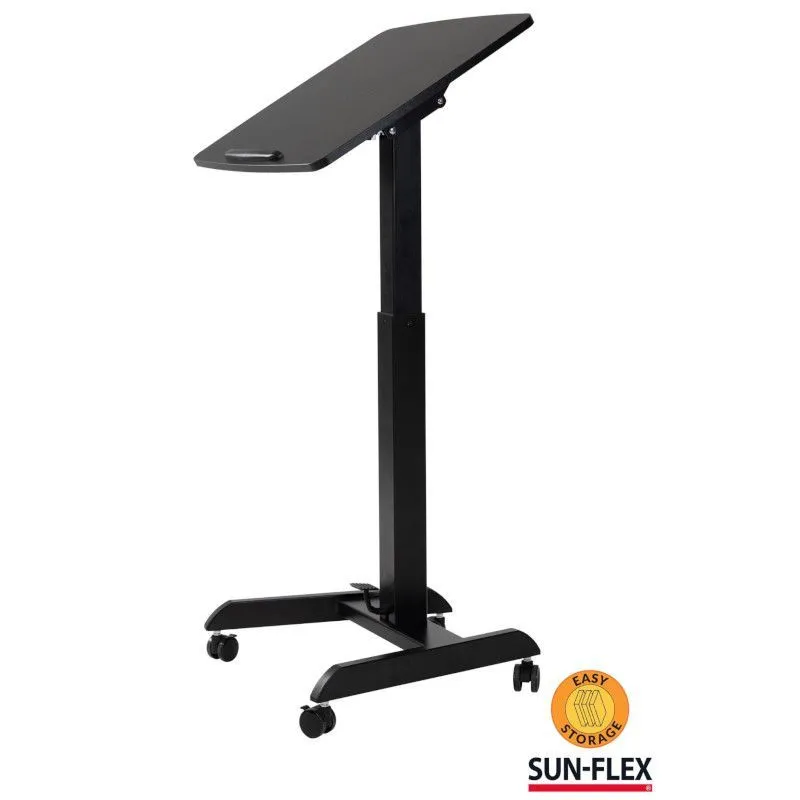Reguleeritav arvutilaud Sun-Flex Pro 90° must