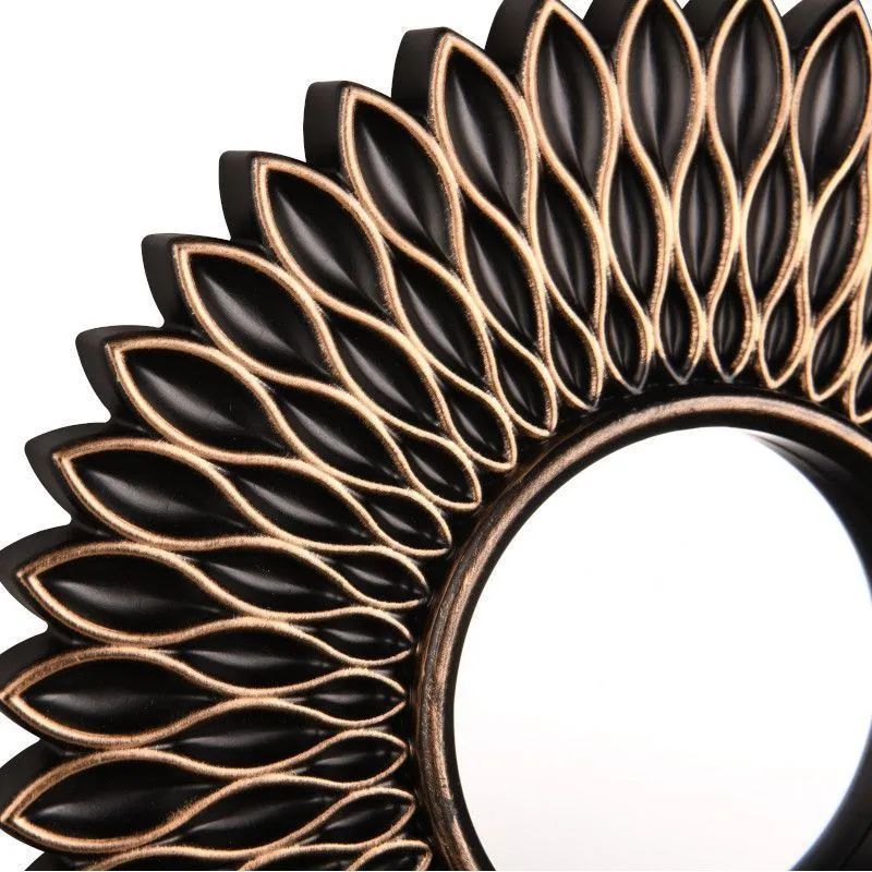 Peeglite komplekt Amanda 3 tk kuldne/must