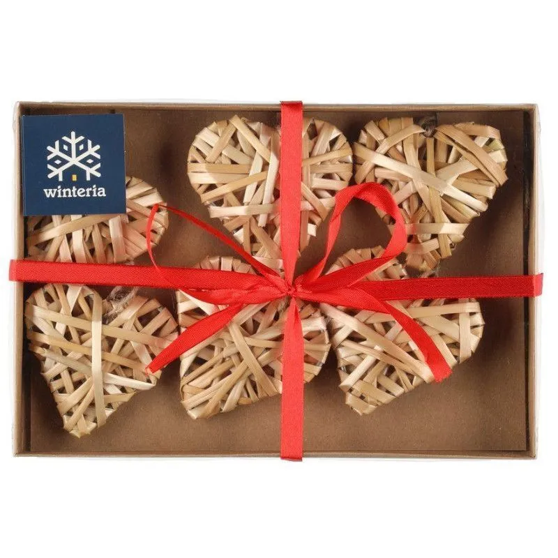 Jõuluehted Winteria 6tk pruun