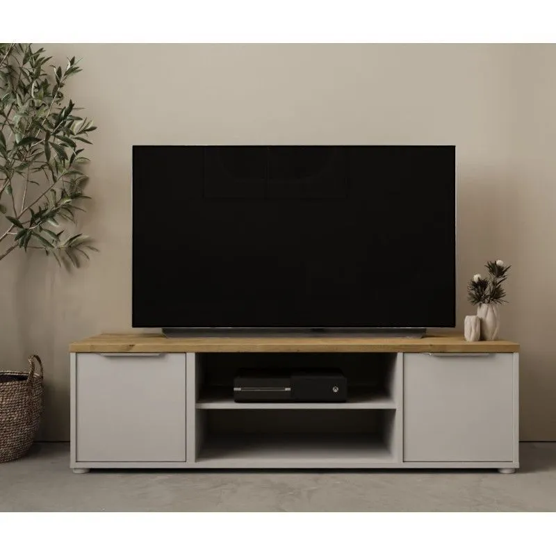 Tv-alus Access hamilton tamm/valge