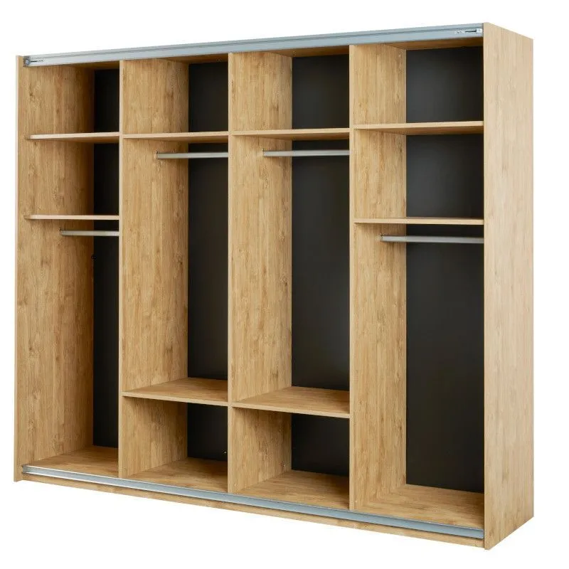 Riidekapp Clara kuldne tamm