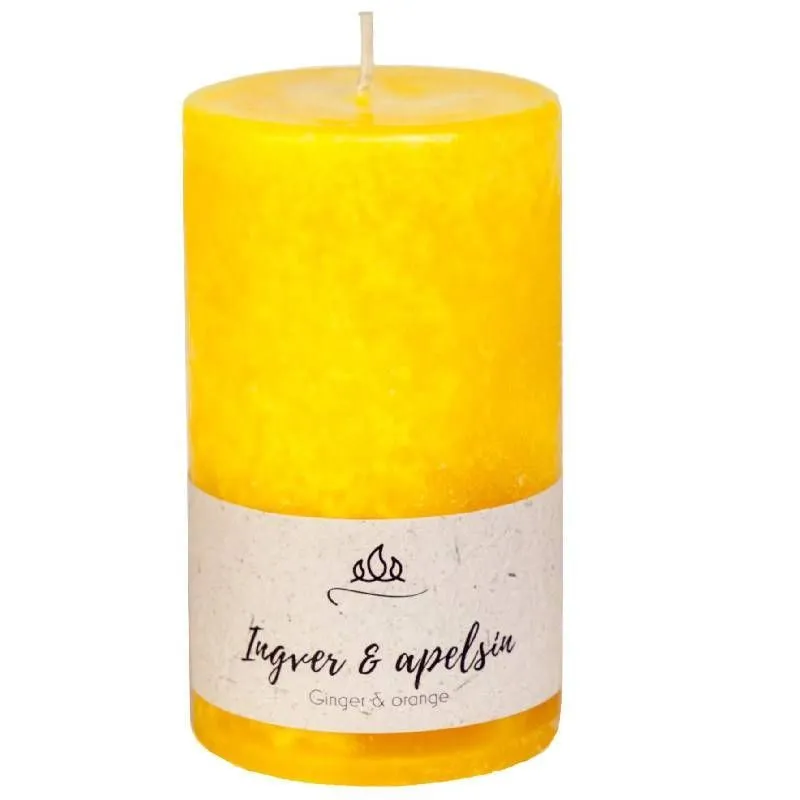 Lõhnaküünal Ingver&apelsin 7x12cm, 60h