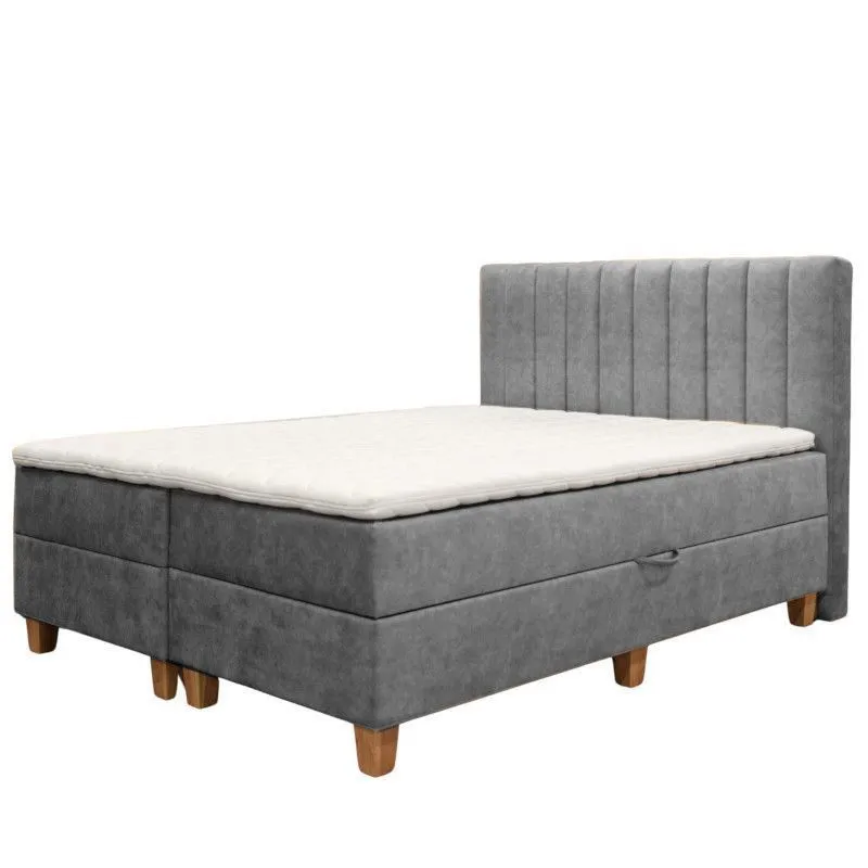 Pesukastiga kontinentaalvoodi Vicky pocket 180x200 hall