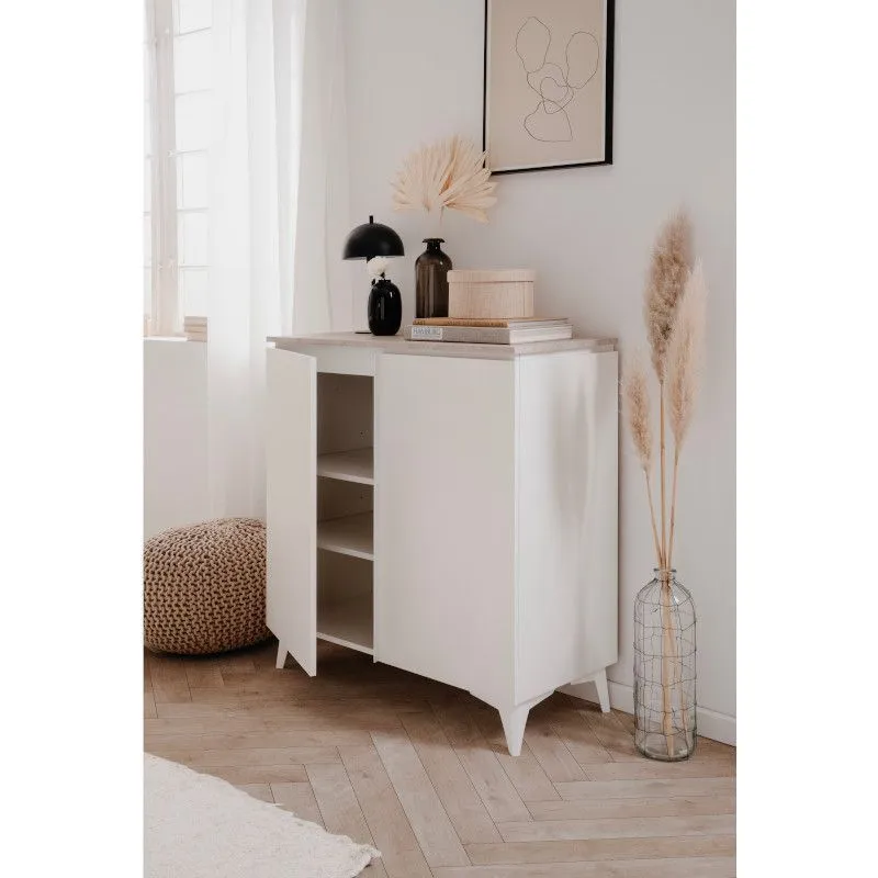 Kummut Bertrix 87x40 liivakivi/valge