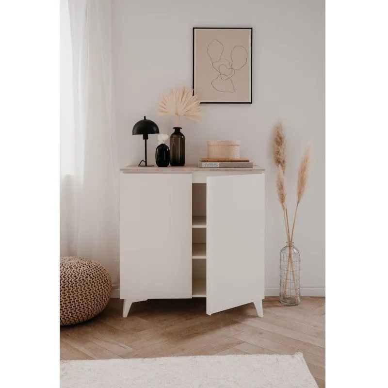 Kummut Bertrix 87x40 liivakivi/valge