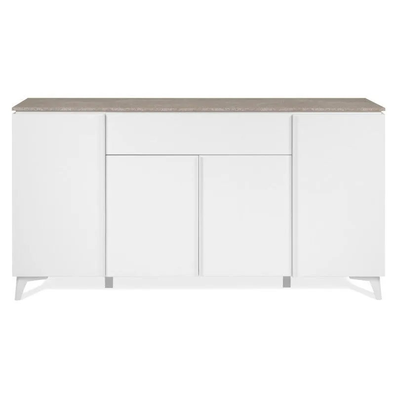 Puhvetkummut Bertrix 177x40 liivakivi/valge