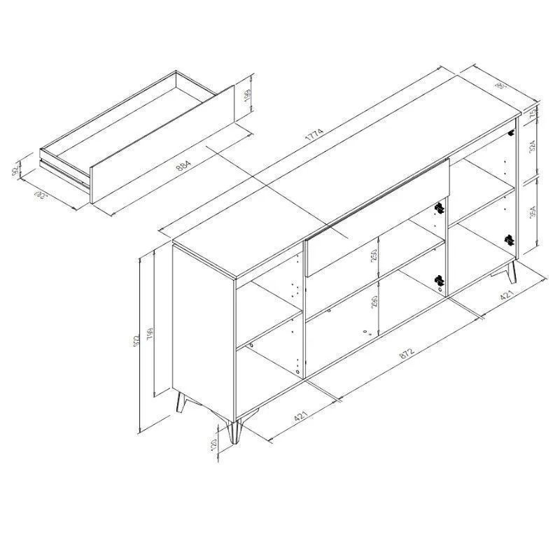 Puhvetkummut Bertrix 177x40 kiltkivi/antratsiit