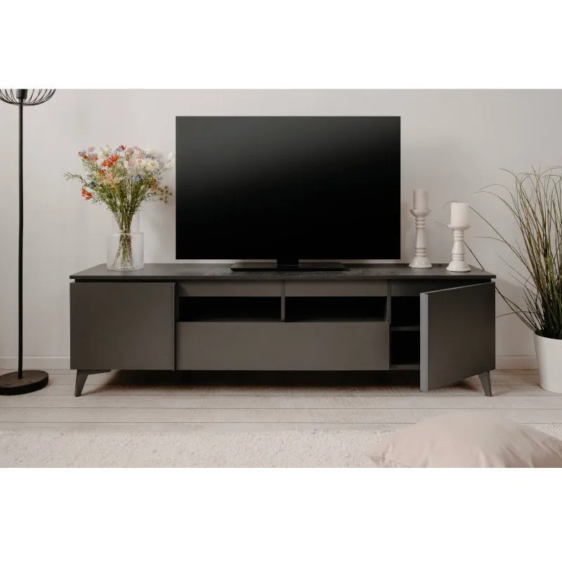 Tv-alus Bertrix 177x40 kiltkivi/antratsiit