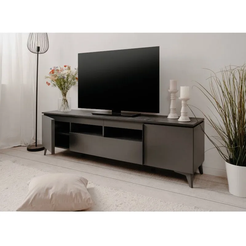 Tv-alus Bertrix 177x40 kiltkivi/antratsiit