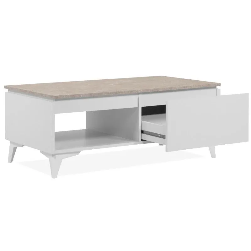 Diivanilaud Bertrix 100x55 liivakivi/valge