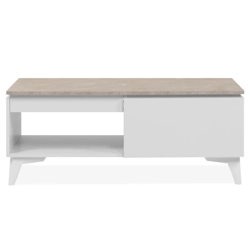 Diivanilaud Bertrix 100x55 liivakivi/valge