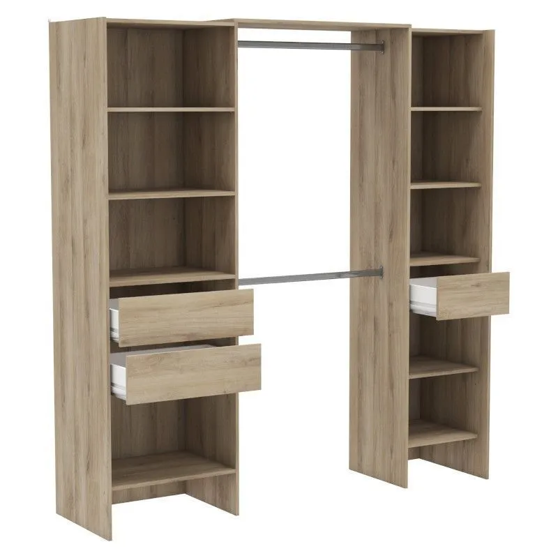 Pikendatav garderoob Miami 192x50 kronbergi tamm