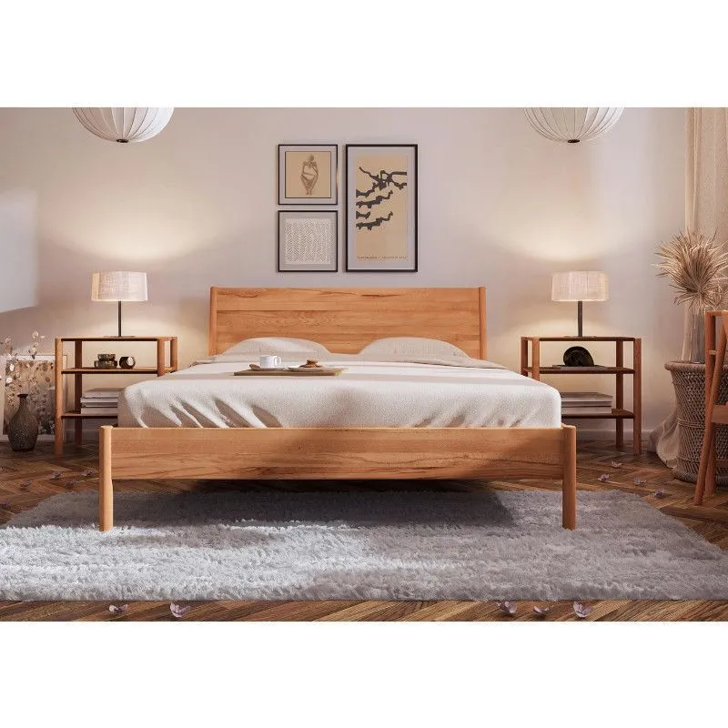 Voodi Rhett-Pl 160x200 õlitatud tamm