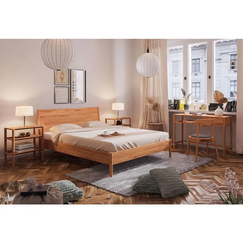 Voodi Rhett-Pl 160x200 õlitatud tamm