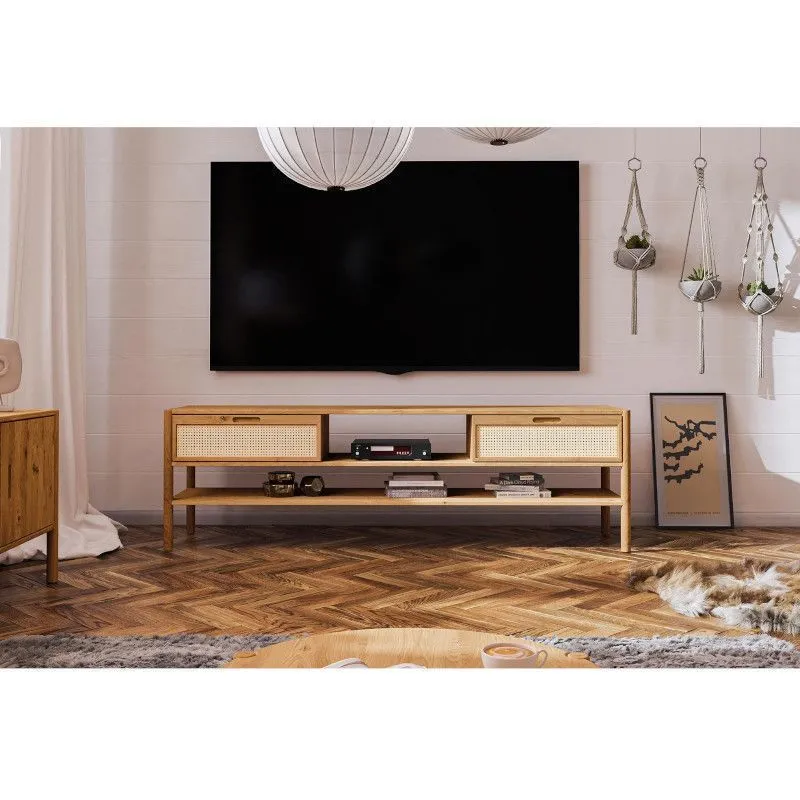 Tv-alus Rhett-Pl 160x46 õlitatud tamm/rotang