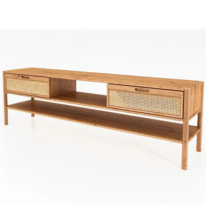 Tv-alus Rhett-Pl 160x46 õlitatud tamm/rotang
