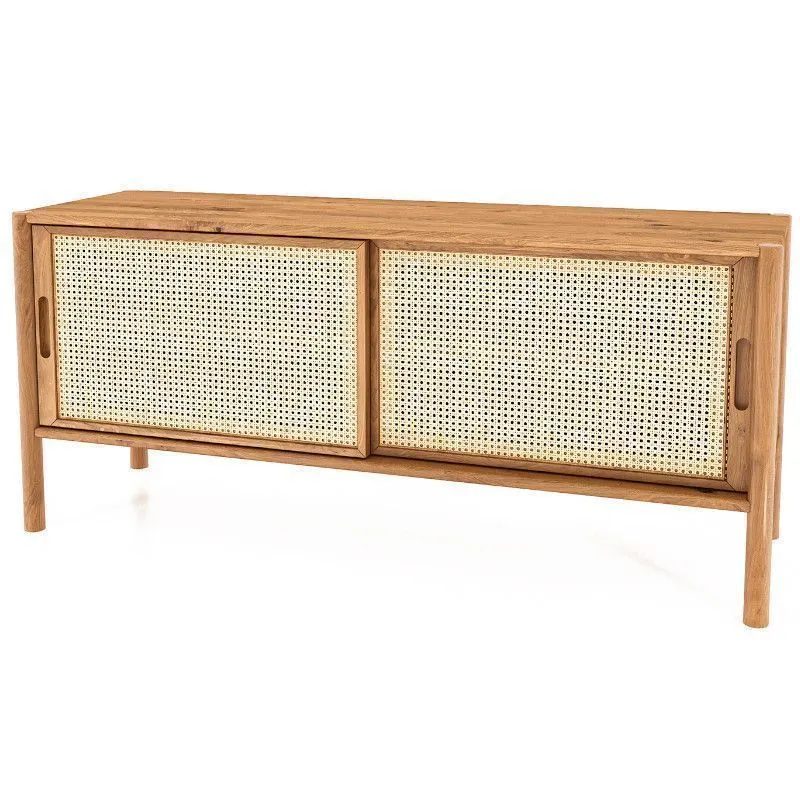 Tv-alus Rhett-Pl 142x46 õlitatud  tamm/rotang