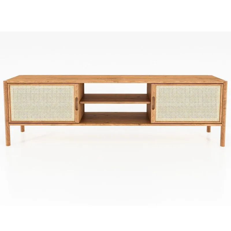 Tv-alus Rhett-Pl 204x46 õlitatud tamm/rotang