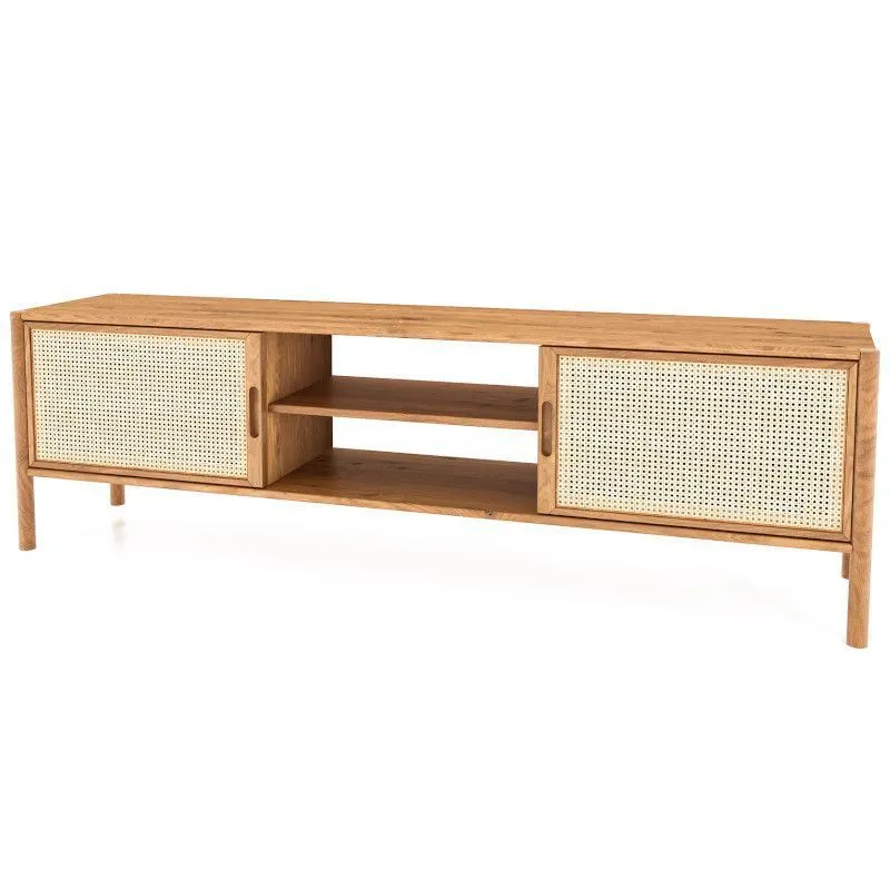 Tv-alus Rhett-Pl 204x46 õlitatud tamm/rotang