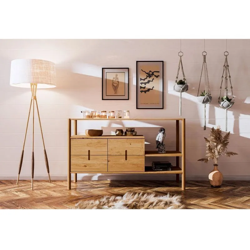 Riiul Rhett-Pl 142x46 õlitatud tamm