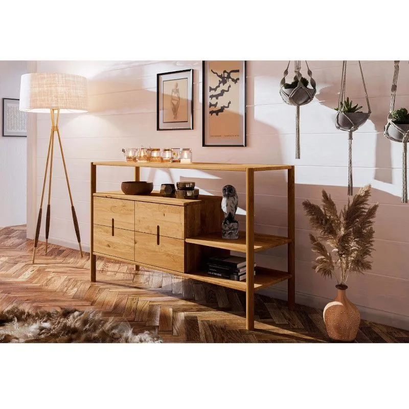 Riiul Rhett-Pl 142x46 õlitatud tamm