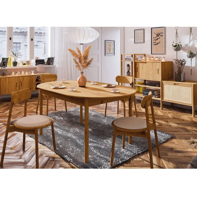 Söögilaud Rhett-Pl 200x90 õlitatud tamm