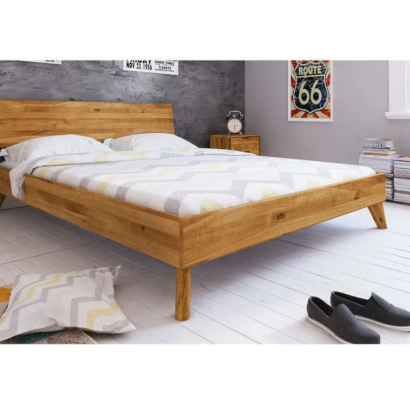 Voodi Rhett-Gr 160x200 õlitatud tamm