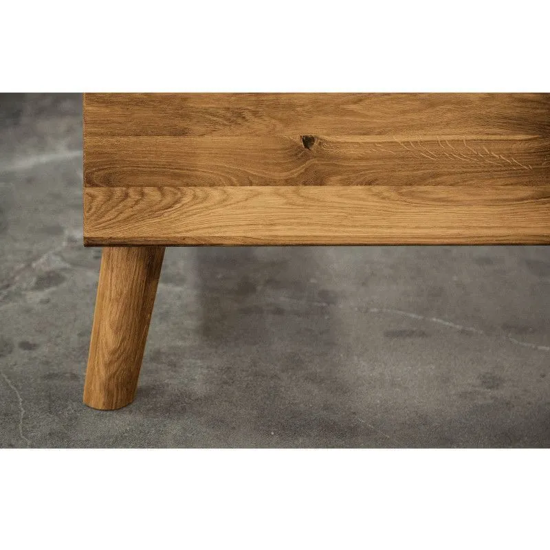 Voodi Rhett-Gr 2 140x200 õlitatud tamm