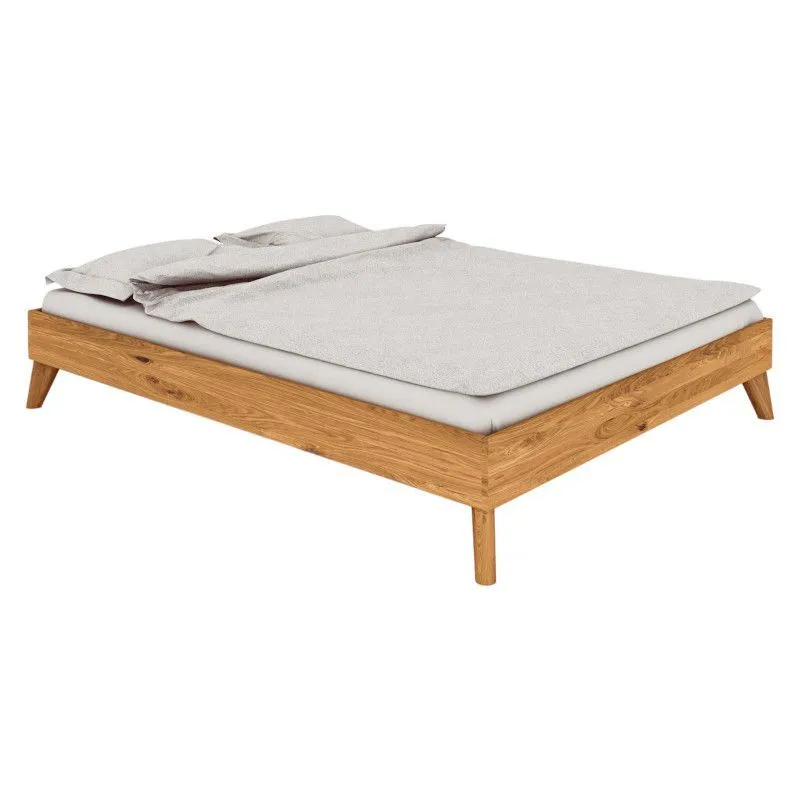 Voodi Rhett-Gr peatsita 180x200 õlitatud tamm