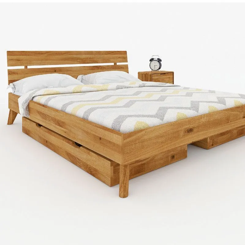 Voodialune sahtel Rhett-Gr 150x68 õlitatud tamm