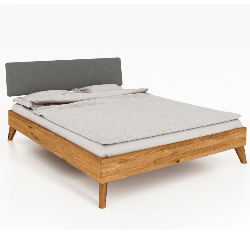 Voodi Rhett-Gr 3 140x200 õlitatud tamm/kangas