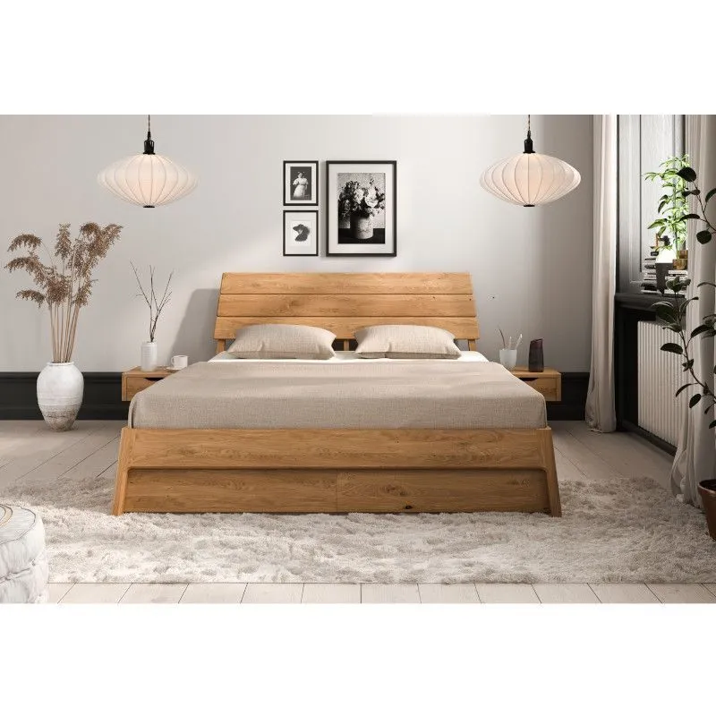 Voodi Rhett-Tw 180x200 õlitatud tamm