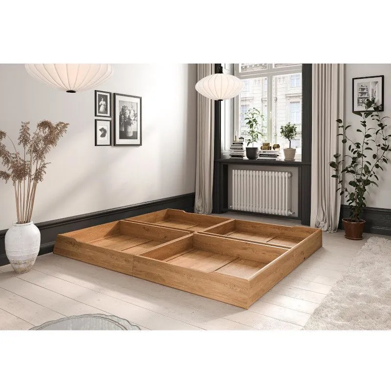 Voodialused sahtlid 4 tk Rhett-Tw 140 õlitatud tamm