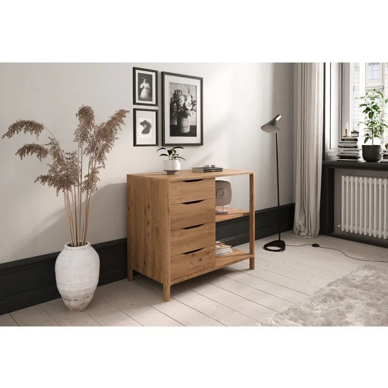 Kummut Rhett-Tw 95x50 õlitatud tamm