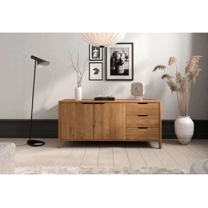 Kummut Rhett-Tw 140x50 õlitatud tamm