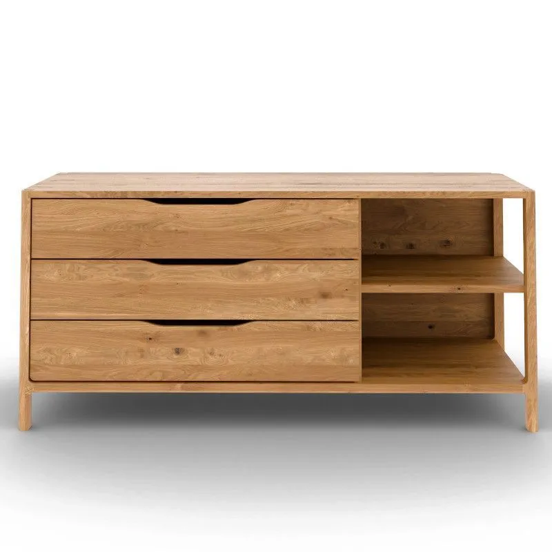 Kummut Rhett-Tw 140x50 õlitatud tamm
