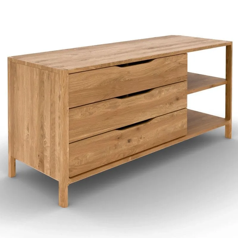 Kummut Rhett-Tw 140x50 õlitatud tamm