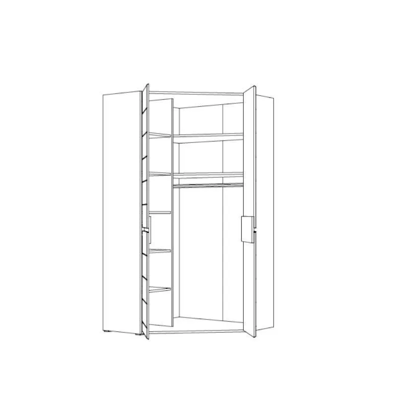 Nurgariidekapp Flexi 2u alpi valge/helehall