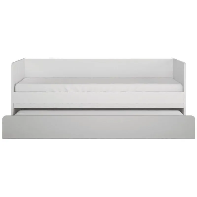 Voodi Flexi 90x200 alpi valge/helehall