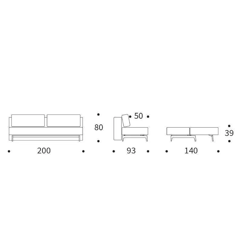 Innovation diivanvoodi Trym beež