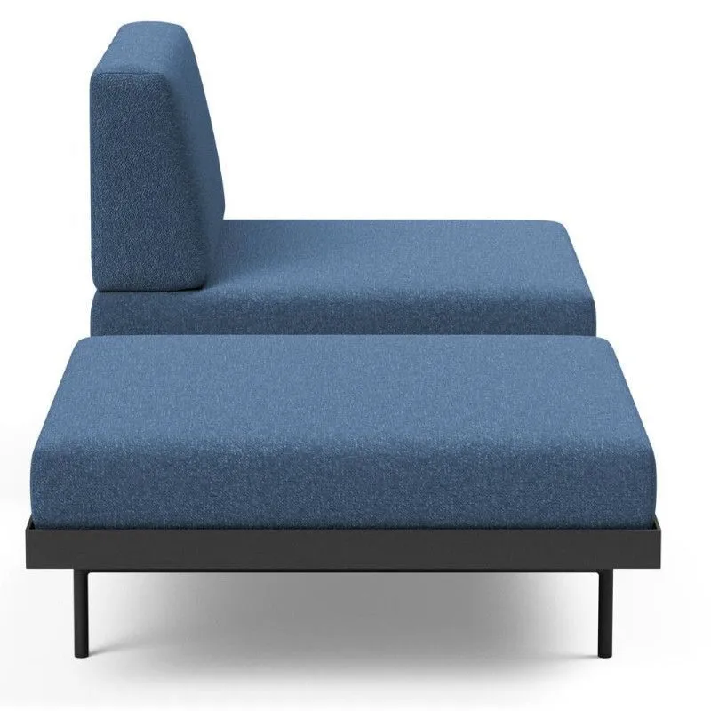 Innovation diivanvoodi Puri sinine/pähkel