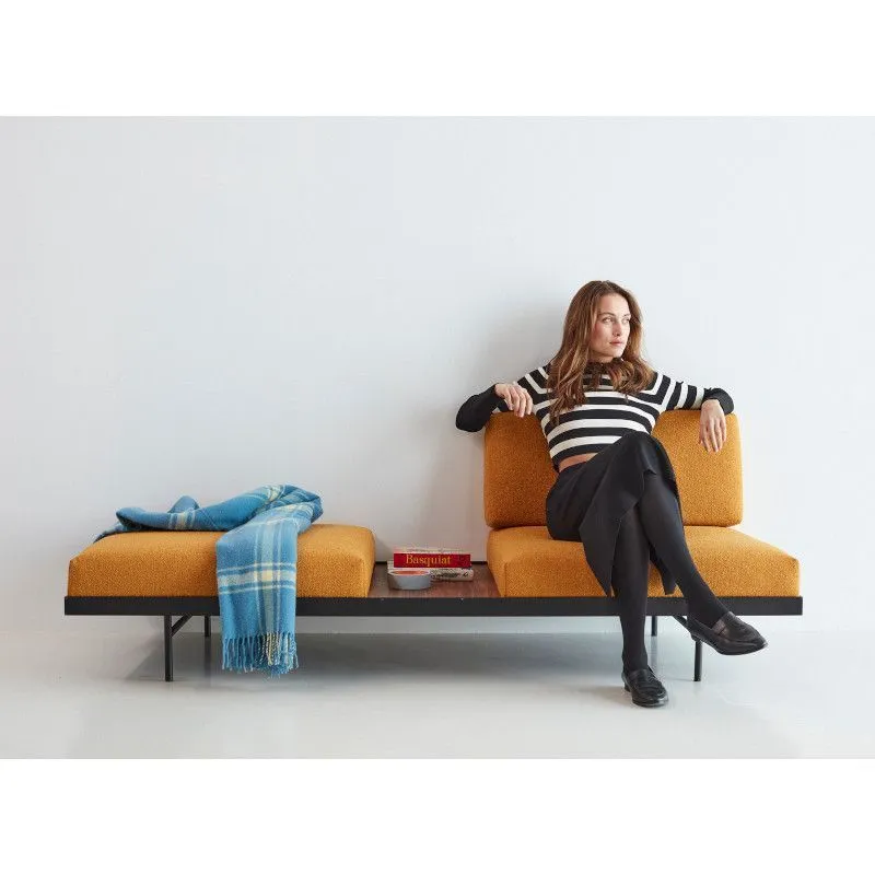 Innovation diivanvoodi Puri kollane/pähkel