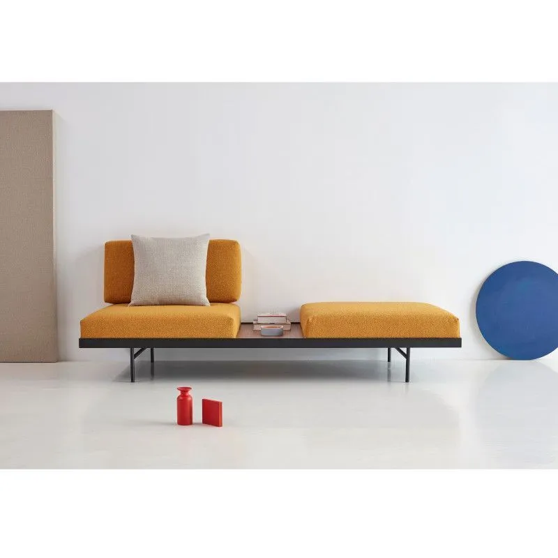 Innovation diivanvoodi Puri kollane/pähkel